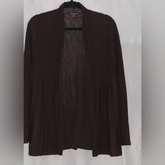 Eileen Fisher 100% Wool
Ribbed Cardigan Sweater Size SP - Picture 1 of 5